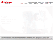 Tablet Screenshot of oknolux.eu